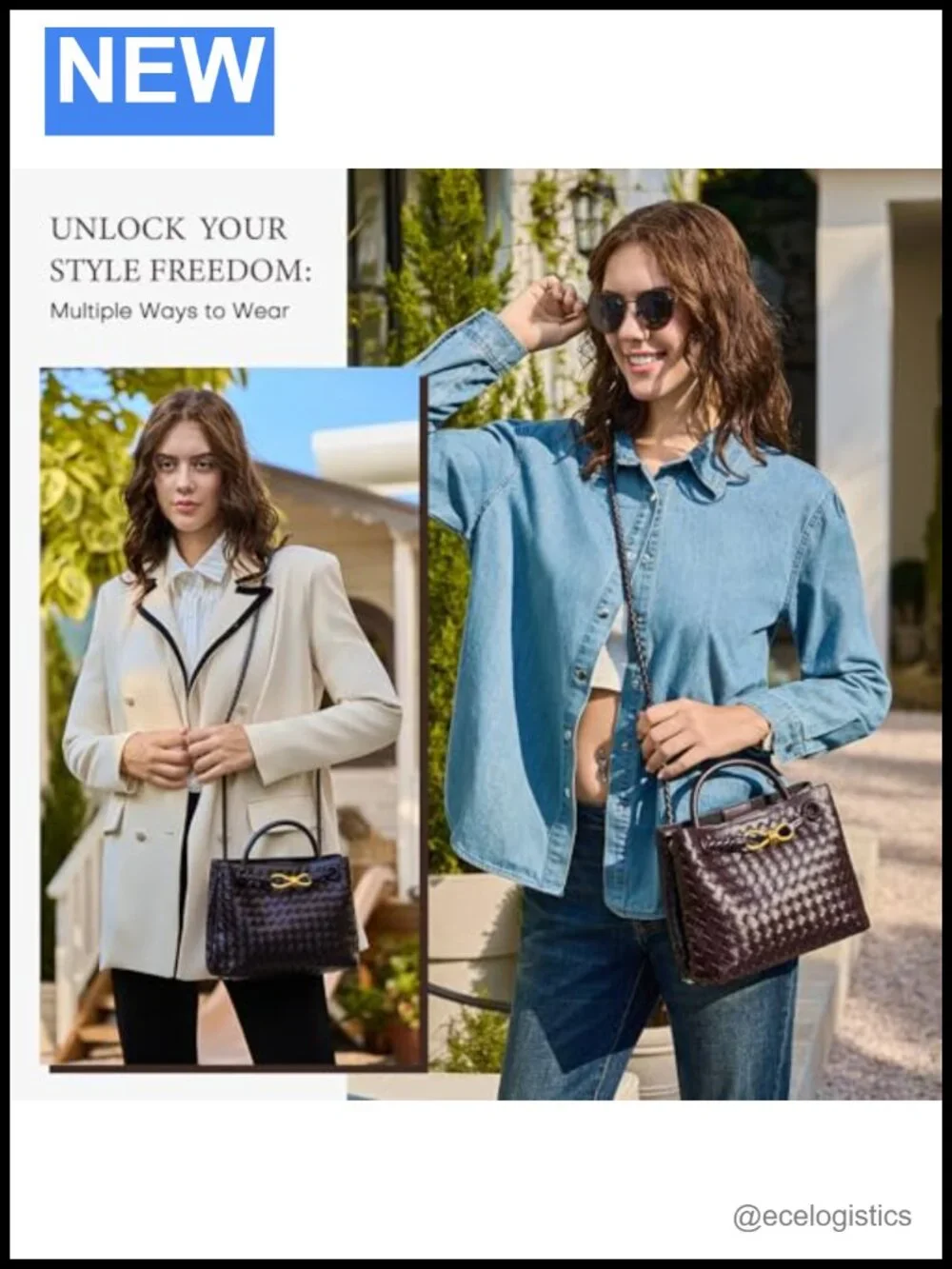 Woven Tote Bag for Women Leather Shoulder Handbag Designer Top Handle Purse